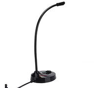 Acouto Micrófono USB Micrófono Comunicación Clave 360 °