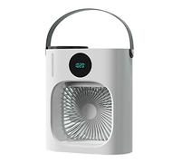 Acouto Mini Enfriador de Aire 900 Ml 3 Velocidades de bajo Ruido Enfriamiento Humidificante USB Portátil con Fuerte Potencia para la Circulación de Aire de la Casa Completa, Apagado