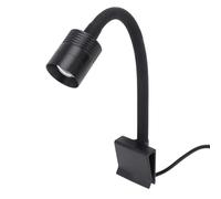 Acouto Mini Foco de Acuario, Luz LED de 3 Colores para Acuario de Peces con Temporizador de 3/9/12 H, Agua a Prueba de IP65, Brazo de Abrazadera Ajustable de 360 grados, Foco con