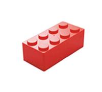 Acouto Mini Ladrillo De Almacenamiento, Contenedores De Almacenamiento Con Tapa Práctica Caja De Ladrillos Caja De En Forma De Bloque De Construcción Para Niños Adultos Juguetes Muñecas Bocadillos