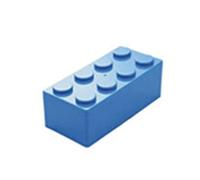 Acouto Mini Ladrillo De Almacenamiento, Contenedores De Almacenamiento Con Tapa Práctica Caja De Ladrillos Caja De En Forma De Bloque De Construcción Para Niños Adultos Juguetes Muñecas Bocadillos