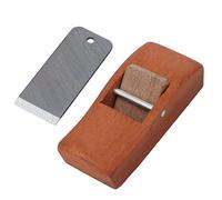 Acouto Mini Plano para Trabajar la Madera, Bloque de Sándalo Rojo, Hoja de Acero, Recorte Manual, Desbarbado, el Material de la Cepilladora Es Rojo y Plano de Metal, Corrosión Dura, Hecho para