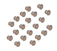 Acouto Mini Pomos para Cajones, de Aleación con Forma de Seta, Juego de 20, con un Orificio, 12,5 X 10,5 Mm, para Joyero, Gabinete, Cajón, Armario, Herrajes para Muebles de Madera