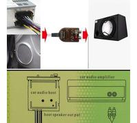Acouto Modificación de Conversión de Automóvil Kit de Modificación de Convertidor Alto A bajo A Características de Circuito Mantenimiento El Tiene Voz del Convertidor La Frecuencia del Realiza El
