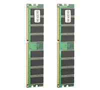 Acouto Módulo de Memoria de 2 Piezas de Escritorio Totalmente Compatible de Doble Cara DDR de 16 Granos 1 GB 226 MHz PC2100 Operación Compatibilidad con Calor Alto Mientras y sin Temperatura de