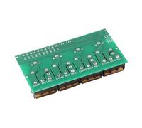 Acouto Módulo de relé de Cuatro Vías de Alta Potencia Panel de Control Aislamiento de Optoacoplador 30A YYG-4 DC24V el Optoacoplador Alto Módulo de relé de Cuatro Vías Panel de Control Aislamiento