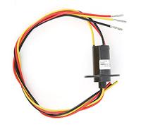 Acouto MW1320 Deslizamiento Conductivo 3 Cables 20A Conductor de Deslizamiento de Corriente 150 RPM Velocidad Nominal La Revolución de Trabajo Anillo Deslizante Conductor Anillo Deslizante de 3