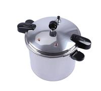 Acouto Olla a Presión de Aleación de Aluminio, Espesada, Capacidad de 23 Litros, Cocción Rápida con Medidor para Cocina, Estufa de Gas, Aleación Resistente, de la Cual Es Resistente. Este Material