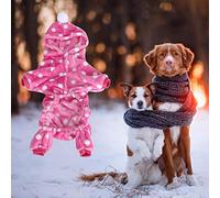 Acouto Otoño Invierno Ropa para Mascotas Traje Pijamas Cálidos Ropa Gatos Animales Pequeños No Lastimados Esencial B para MascotasRopa Abrigada para MascotasTraje para MascotasPijamas para