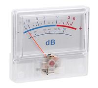 Acouto P-55-8688 Encabezado del Medidor VU de Alta Precisión Amplificador de Potencia de 20 +6 DB Medidor DB con Puntero Resultados del Dial VU the in C Encabezado del VUEncabezado del Amplificador
