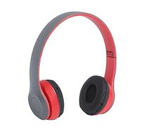 Acouto P47 BT Auriculares Reducción de Ruido Auriculares Plegado para Amantes de la Música Deportiva Mujeres Memen Memory 32GB Up Admite Archivos Música Can Canciones Mp3 Gran Litio de 400 MAh (Rojo)