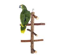 Acouto Pájaros Perches Soporte para el Juguete Colgando Ramas de Madera Ramas Escalando Perchas de Mascotas Aves Es Pájaros Perchescage Stand ToyPoRot Perchescage Perches