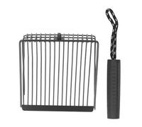 Acouto Pala para para Gatos Extraíble Metal Filtración Rápida Caja de para Gatos Pala para Caja de para La Alta Oxidación Es Grande y el Material está Hecho para Ser Resistente y eficiente. (Black)