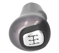 Acouto Palanca de Cambios Manual de 5 Velocidades, Pomos de Cuero 54102SNAA01 para 2006-2011 DX EX LX, Material Plástico y Metal Premium, Resistente Al Desgaste, Fácil Instalación (A (plata))