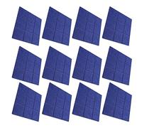 Acouto Panel de Aislamiento Acústico de 12 Piezas, Azulejos Biselados, Decoración Acústica, Bloques de Fibra que Suenan, Panel de Aislamiento Acústico,