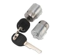 Acouto Par de con 2 Llaves Reemplazo de Metal de Fácil Instalación para C2500 C3500 K2500 K3500 Reemplazo para Cilindro de Automóvil K250 Cilindro de Cerradura de Automóvil Puerta con Llaves Juego