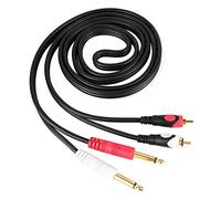 Acouto Para a Doble 6.35 Interface Línea de Guitarra Cable Macho Lineaudio Cableaudio