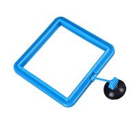 Acouto Peces con Ventosa Fácil de Instalar Lavado de Alimentos por Turbulencia en el Acuario Alimentador de Alimentos Flotante para Peces Alrededor del Exceso de Alimentación Anillo para Anillo