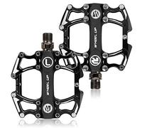 Acouto Pedal de Bicicleta de Aleación de Aluminio Pedal de Bicicleta de de Montaña Accesorios de Duraderos Rodamiento con Pintura Duradera Aleación de un Disparo Hecho con Proceso de Horneado y