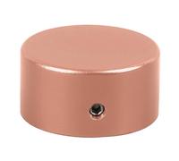 Acouto Pedal Footswitch Topper Pedal de Efecto de Púa de Guitarra Eléctrica de Aluminio Clavo de Pie Azul Proporciona un para Ef Footswitch TopperPedal Foot CapEfecto CapPedal (oro rosado)