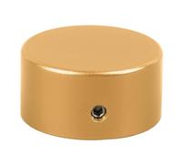 Acouto Pedal Footswitch Topper Pedal de Efecto de Púa de Guitarra Eléctrica de Aluminio Clavo de Pie Azul Proporciona un para Ef Footswitch TopperPedal Foot CapEfecto CapPedal (GOLD)