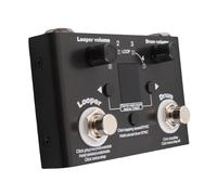 Acouto Pedal Looper 4 Ubicaciones de Almacenamiento 11 Minutos Tiempo de Grabación Pedal de Efecto de Frase Metálica con Sintonizador La Aplicación Puede Editar y Descargar Looper PedalDrum Machine