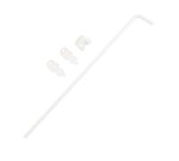 Acouto Perno de Caída de Puerta Multifuncional de Acero de Aleación de 24 Pulgadas para Cerca de Madera, Fácil de Instalar y Pestillo de Suelo de Puerta, Varilla de Caída de, Perno de Caña Resistente