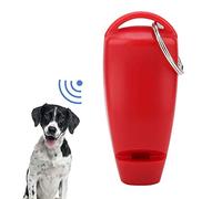 Acouto Pet Puppy Clicker Whistle Dog Training Obedience Cat Trainer Llavero Aid Click Todos los Acabados Seguros en Dog Training WhistleDog ClickerDog TrainerPuppy Clicker (Rojo)