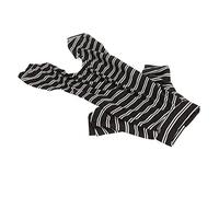 Acouto Pijamas para Perros de Cobertura Completa, Pijamas para Perros de Cobertura Completa, Monos Ligeros de Poliéster para Pequeños, Ropa Cómoda a Rayas para para Dormir (M)