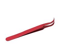 Acouto Pinzas Herramienta Antimagnética de Punta Curva de Aleación de Aluminio para Mantenimiento de Reparación Electrónica Rojo que Permite una Sujeción Curva Pequeña a Con Firmeza en Ultra (rojo)
