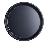 Acouto Pizza Pan de Acero de Carbono sin Palo con Alta Resistencia a la Temperatura para Hacer Pizza, Pasteles, (8 pulgadas)