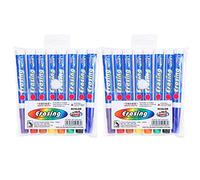 Acouto Pluma de Pizarra Borrable en Seco, Juegos de Marcadores de Punta de Fibra Colorida, Escritura Fácil, Escuela, Oficina en Casa