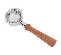 Acouto Portafilter sin Fondo de 58 Mm, de Madera, 3 Orejas, Cesta de Filtro Reutilizable, para Exprobar, Cohete, Wega, Em19m2, Gemilai, Casadio, Ascaso, Sanremo, Bezzera (F Jacoranda)