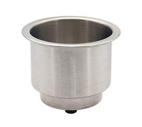 Acouto Portavasos de Acero Inoxidable, Portavasos con Drenaje para Barcos Marinos, RV, Yates, Sea como una Taza Segura, el 304 a Es un Soporte para Bebidas y vasos. para Bebidas Marinas/barcos/yates