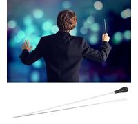 Acouto Professional Music Baton and Conductor Baton with Balanced (BLACK)