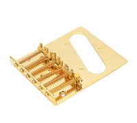 Acouto Puente de Guitarra de 6 Monturas con Ranura para Pastilla de Bobina única para Guitarra Eléctrica TL Telecaster El Puente hacia y Ser Parte de de de de 6 Monturas Ranura para Pastilla de