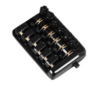Acouto Puente de Guitarra sin Cabeza Cordal Fijo 6 Cuerdas Guitarras Eléctricas Reemplazo de Montura de Rodillo le da el Carácter único de un Puente de Guitarra sin Cabeza de sin de 6 Cuerdas