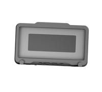 Acouto Puerta del teléfono con ducha giratoria de 360 grados, material ABS, funda montada en la pared para la organización del baño, gran capacidad de almacenamiento (GREY)