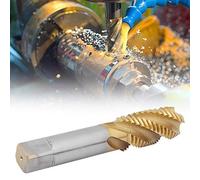 Acouto Punta de Macho de Roscar de Flauta en Espiral que Contiene Cobalto para Máquina Broca de Acero de Alta Velocidad M24 X 3 Mm Imp de Acero de Alta Velocidad Macho de Roscar de Flauta en