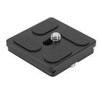 Acouto QAL-40 Ballhead Placa de Liberación Rápida de Aleación de Aluminio SLR Tipo de Trípode Tipo Anódico para No Compatible de la Mayoría de Ballhead, Especialmente Mercado o Placa de Ajuste Más