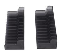 Acouto Rack DE Almacenamiento DE Tarjetas DE Juego ABS ABS Múltiple Funcional DISCULAR Caja DE Pantalla para Carta DE Juego RATCHA Rack Game Almacenamiento RATCOLOR RATCKEP TARBA DE CARJETOR