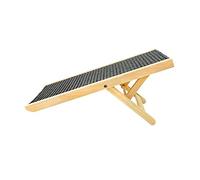 Acouto Rampa de Madera para Perros, Escalera de Escalada para Mascotas, Antideslizante, para sofá Cama, Tamaño del Coche, Aproximadamente 70 X 35 Cm / 27 6 X 13 8 Pulgadas, Pino con Textura i Rampa