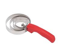 Acouto Raspador de Sudor de Caballo Peine de Curry de Acero Inoxidable Herramienta de Muda en Espiral de 6 Anillos Alivia la Picazón Elimina el Pelo Suelto para el Cuidado de Caballos Ovejas Vacas