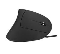 Acouto Ratón óptico Vertical para Juegos 6D Ergonómico 800?1200?2000?3200 dpi, Ajustable, con LED, Totalmente Manual, Ergonómico, lo Que Permite el Funcionamiento doblado. Ratón para Juegos (Black)