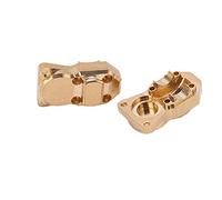 Acouto RC Brass Front Rear Diff Cover 1/24 RC Car Diff Cover para SCX24 AXI 00002 para SCX24 AXI 00001 para 90081 Car Invertir la Posibilidad de Integridad Modelo Escalada Latón