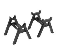 Acouto RC Car Work Stand Aluminum ALEMENTA Pantalla ESTÁTICA DE Alta Alta Pantalla para /24/18 RC Mantenimiento DE Automóvil Construcción DE Plata DE la Que lo Hizo Alum Stand DE Trabajo DE (Black)