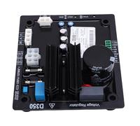 Acouto Regulador del Regulador de Voltaje para Generador sin Escobillas, 5.51x4.92 Pulgadas, Estabilizador de Voltaje Automático D350 de Automático de Digital AVR