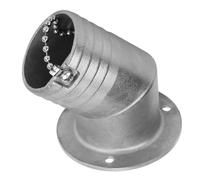 Acouto Relleno de Cubierta de Barco en ángulo Relleno de de Cubierta Marina de Acero Inoxidable 316 para Yate Barco de Pesca Lancha Rápida RV 5 Pulgadas Utilizado en Barcos Es Fil Tapa de Llenado de