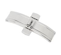 Acouto Reloj Push Reemplazo de Acero STAINL Accesorio de Accesorios Reloj Cura 6 Mm 0.79 Pulgadas Claspwatch Clasp Claps Reemplazado Antes Esa Sele (6 * 22)
