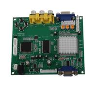 Acouto RGB Converter Borde A VGA con Soporte de Señal CGA/EGA/YUV, Chino e Inglés OSD, para Amantes del Juego